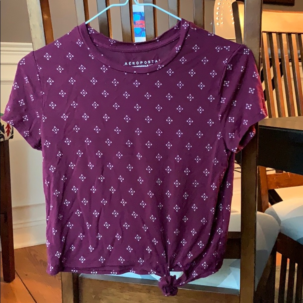 Side Tie Tshirt - Aero